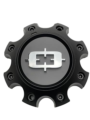 Vision Matte Black 8 Lug Wheel Center Cap C360-8V replacement wheel center cap part C360-8V