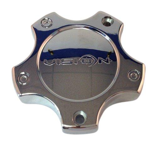 Vision Warrior 375 C375-5C Chrome Wheel Center Cap replacement wheel center cap part C375-5C