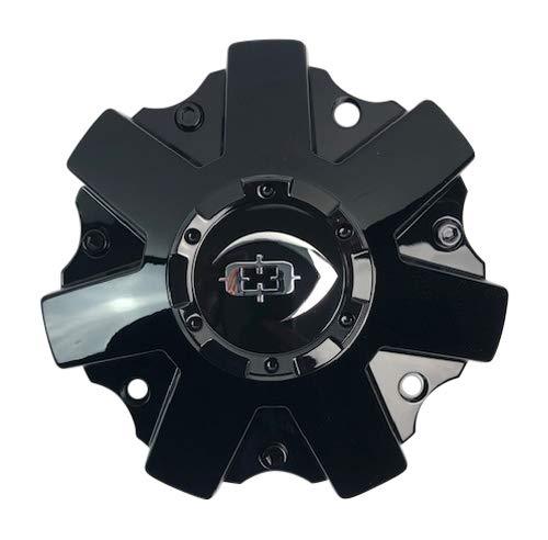 Vision Wheels 411 C411GB Gloss Black 5 and 6 Lug Center Cap replacement wheel center cap part C411GB