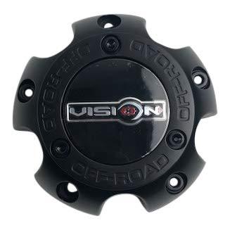 Vision Wheels C111MB-5V Matte Black Wheel Center Cap replacement wheel center cap part C111MB-5V