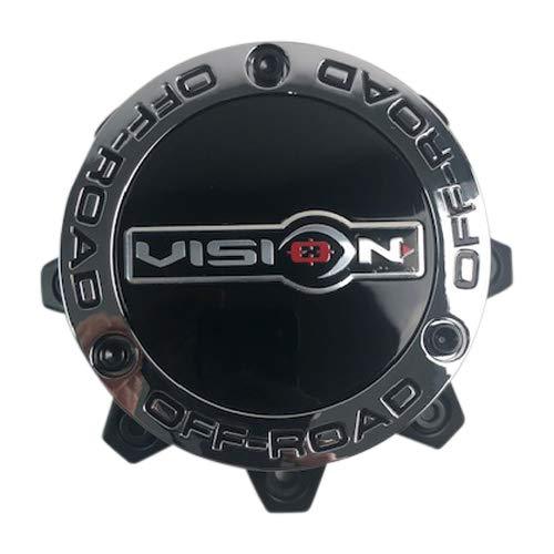 Vision Wheels C394PLMB-8V Matte Black Wheel Center Cap replacement wheel center cap part C394PLMB-8V