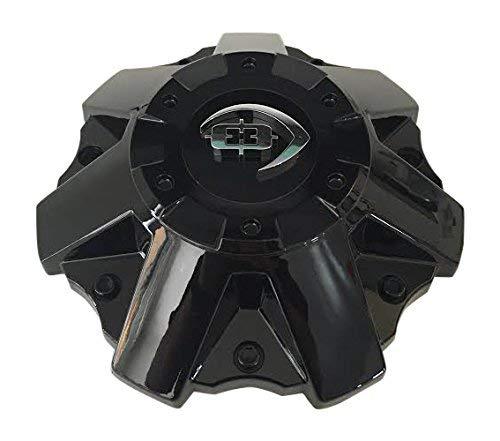 Vision Wheels C411GB-8 C711902 Gloss Black Center Cap - wheelcentercaps
