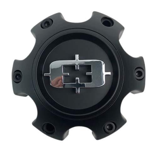 Vision Wheels C415SB-6V Satin Black Wheel Center Cap C415-EC replacement wheel center cap part C415SB-6V