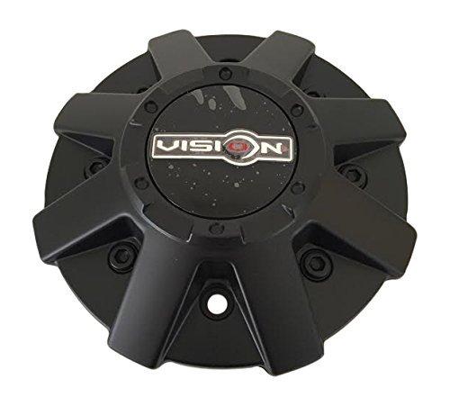 Vision Wheels Incline C400MB C400MB-CAP Matte Black Center Cap - wheelcentercaps
