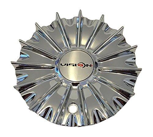 Vision Wheels V454-2090CAP 454-2090CAP LG0909-57 Chrome Wheel Center Cap - wheelcentercaps