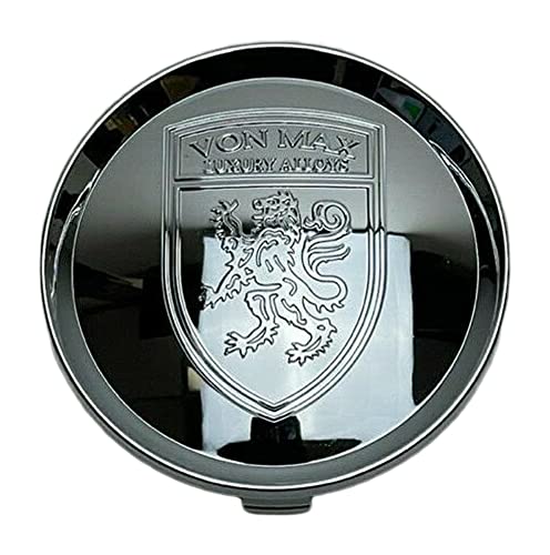 Von Max Luxury Alloys Chrome Snap in Wheel Center Cap C-VM5-C replacement wheel center cap part C-VM5-C