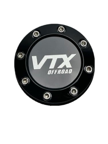 VTX OffRoad Gloss Black Snap In Wheel Center Cap C-FM291-1 replacement wheel center cap part C-FM291-1