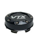 VTX OffRoad Gloss Black Snap In Wheel Center Cap C-FM291-1 - Wheel Center Caps