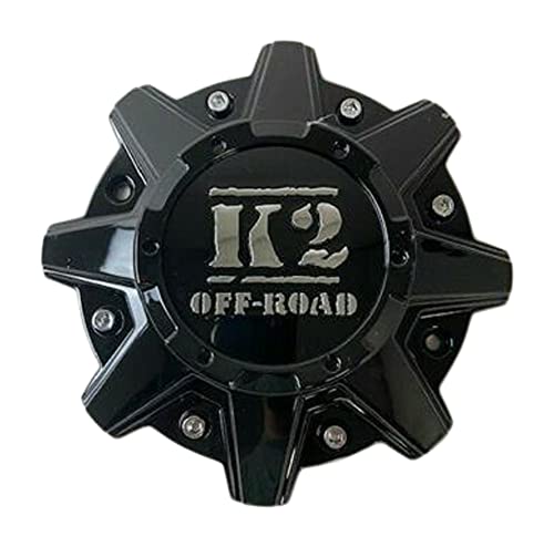Wheel Center Caps K2 Off-Road Wheels CW0396 CW0396-K2 Gloss Black replacement wheel center cap part CW0396