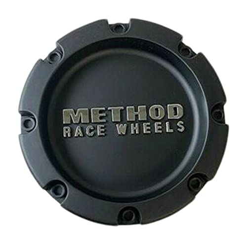 Wheel Center Caps Method Race Wheels 1524B140-9 CP-1524B140-9-S1 Matte Black replacement wheel center cap part 1524B140-9