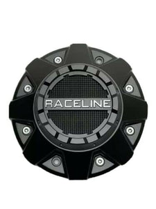 Wheel Center Caps Raceline Matte Black C119E C119A-SG - Wheel Center Caps