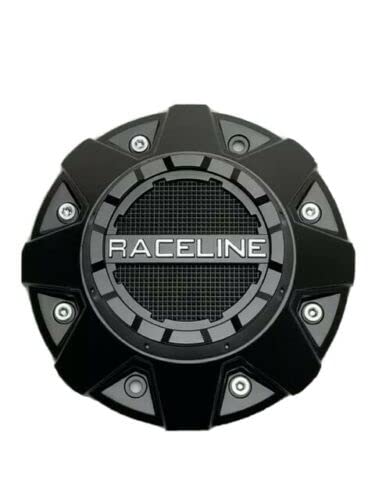 Wheel Center Caps Raceline Matte Black C119E C119A-SG - Wheel Center Caps