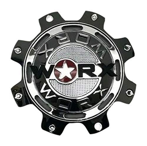 Worx by Ultra 8 Lug Chrome Wheel Center Cap 30171765F-A Flat Type replacement wheel center cap part 30171765F-A