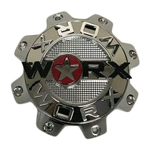 Worx by Ultra 8 Lug Chrome Wheel Center Cap 30171765F-A Short LG1207-40 replacement wheel center cap part 30171765F-A