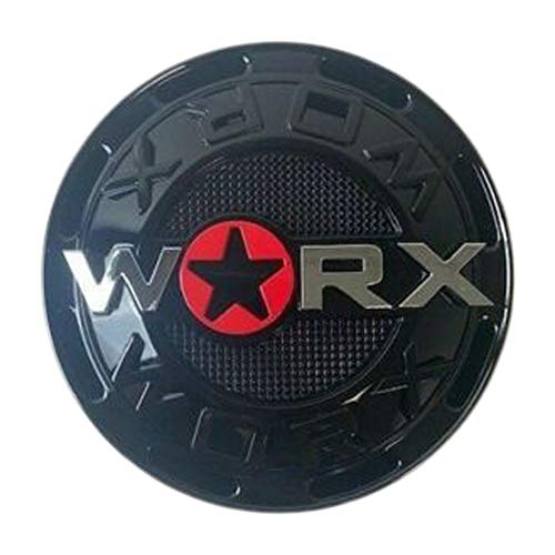 Worx by Ultra 8 Lug Gloss Black Wheel Center Cap 30171765F-A Tall LG1207-40 replacement wheel center cap part 30171765F-A