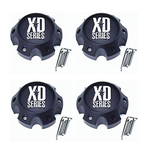 XD SERIES 4 x KMC 796 797 798 Matte Flat Black 6 Lug Wheel Center Cap 1079L145 replacement wheel center cap part 1079L145