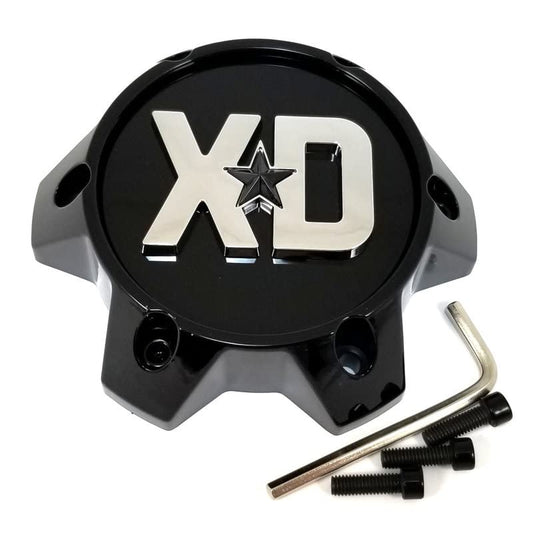 XD Series (by KMC) Black Wheel Center Cap 6L XD864 Rover XD865 Phoenix XD858 Tension XD849 Grenade 2 XD850 Cage XD847 Outbreak XD855 Luxe XD857 Whiplash XD860 Onslaught XD862 Raid