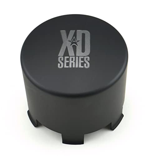 XD SERIES KMC 1001342 1001342B 1001125 Matte Black Center Cap replacement wheel center cap part 1001342