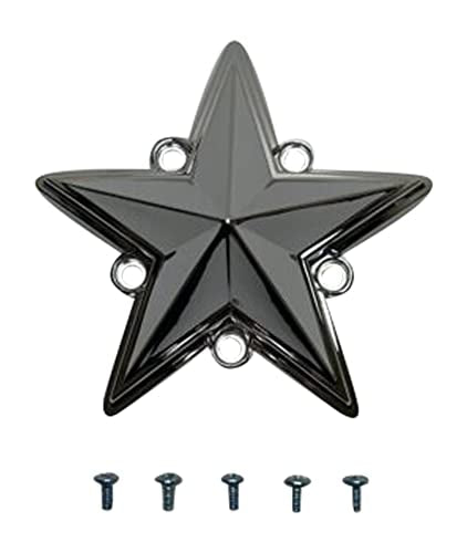 XD Series KMC 775 XDSTAR-CH-PK XD775STARB Chrome Rockstar Single Star S1004-04 replacement wheel center cap part XD775STARB