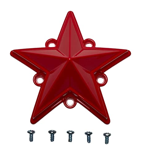 XD Series KMC 775 XDSTAR-RD-PK XD775STARB Red Rockstar Single Star S1004-04 replacement wheel center cap part XD775STARB