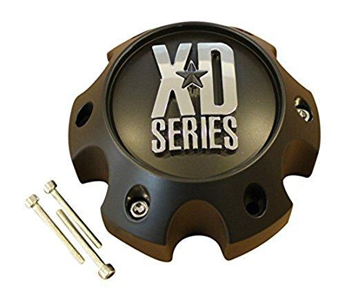 XD SERIES KMC 796 797 798 Matte Flat Black 6 Lug Wheel Center Cap 1079L140 Ford replacement wheel center cap part 1079L140