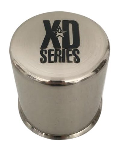 XD SERIES KMC Machined Push Thru Wheel Center Cap 1001343M 1001343 S405-19 - Wheel Center Caps