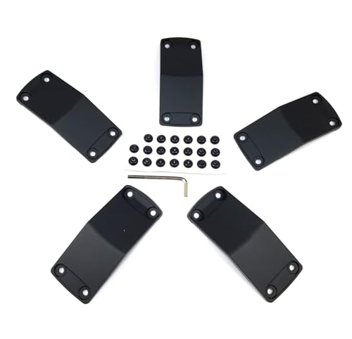 XD Series KMC Matte Black Wheel Inserts for 18x9 +0mm XD811 Rockstar II 811FIN89000ABS 5PCS replacement automotive wheel accessory part XD811