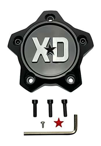 XD Series T167L1335S1-H34 Gloss Black Center Cap replacement wheel center cap part T167L1335S1-H34