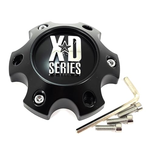 XD Series Wheel Center Cap Satin Black 1079L120SB-H34 - Wheel Center Caps