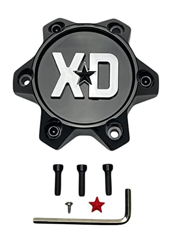 XD Series Wheels XD865 T167L1206S1-H34 6x4.5 6x120 Gloss Black Center Cap - Wheel Center Caps