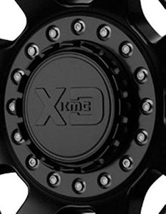 XD XDS CAP 2PC ALL PCD - FULL SATIN BLACK - M1050BK09 - Wheel Center Caps