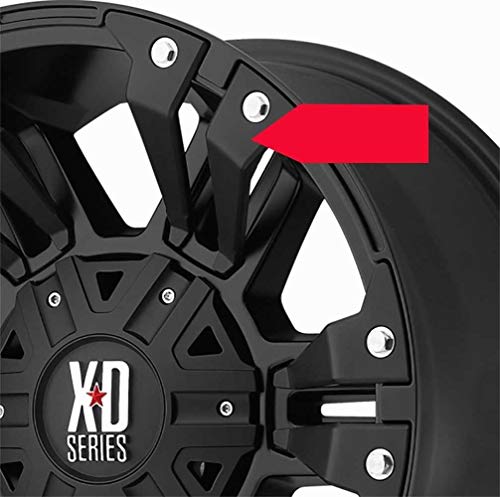 XD822 Monster II Spoke FIN Inserts 20x9 - Wheel Center Caps