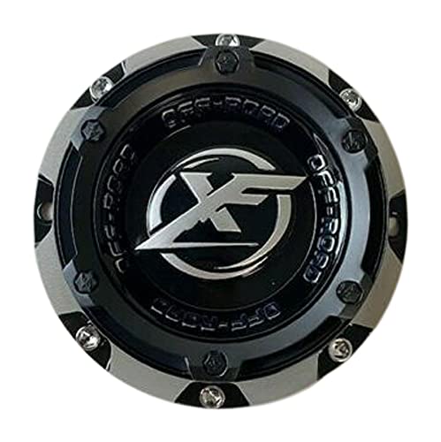 XF OFF-ROAD Gloss Black Wheel Center Cap C-969-2 - wheelcentercaps