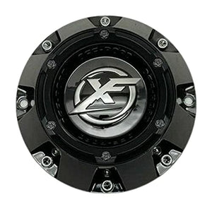 XF OFF-ROAD Gloss Black Wheel Center Cap C-969-3 - wheelcentercaps