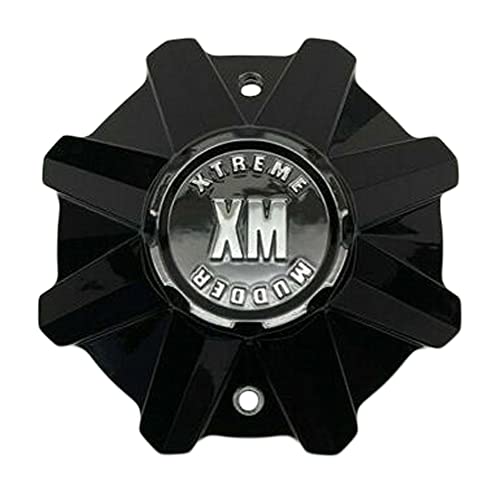 Xtreme Mudder Gloss Black Wheel Center Cap 1103-20-CAP LG1607-49 replacement wheel center cap part 1103-20-CAP