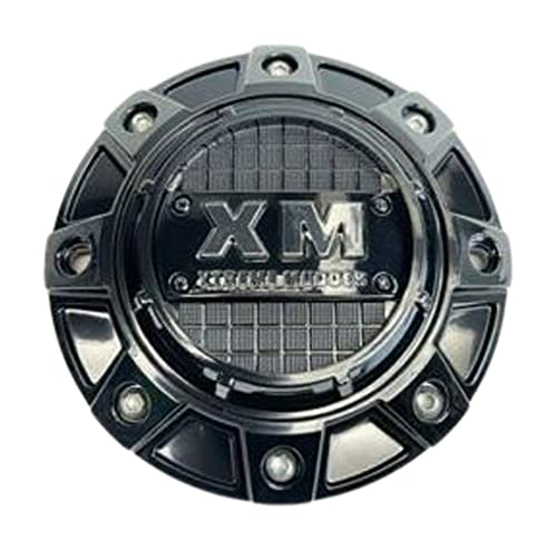 Xtreme Mudder Gloss Black Wheel Center Cap 1216 replacement wheel center cap