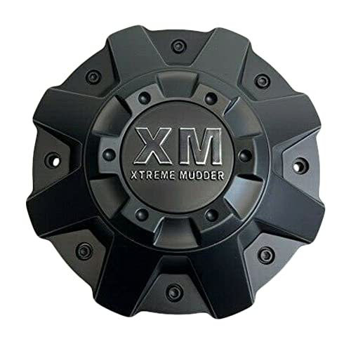 Xtreme Mudder Matte Black Wheel Center Cap C-864-1-XG C-5240-1-SG C-5240-2-SG replacement wheel center cap part C-864-1-XG