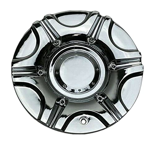 Zyoxx Chrome No Logo Wheel Center Cap ZX-9-CAP replacement wheel center cap part ZX-9-CAP